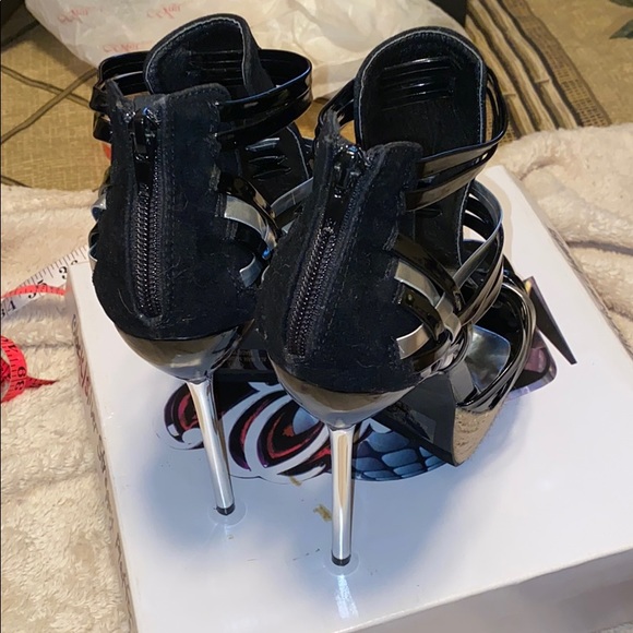 Black and silver scrappy platforms - Picture 7 of 11